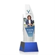 Barrhaven VividPrint™ Award on Base - Blue | https://www.bestnamebadges.com