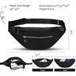 Large Crossbody Fanny Pack with 4-Zipper Pockets | https://www.bestnamebadges.com
