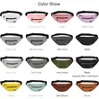 Large Crossbody Fanny Pack with 4-Zipper Pockets | https://www.bestnamebadges.com