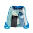 Harris Clear Vinyl Stadium Compliant Cinch Backpack | https://www.bestnamebadges.com