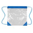 Harris Clear Vinyl Stadium Compliant Cinch Backpack | https://www.bestnamebadges.com