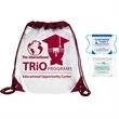 Harris Clear Vinyl Stadium Compliant Cinch Backpack | https://www.bestnamebadges.com
