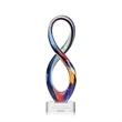 Duarte Award on Stanrich Base - Clear | https://www.bestnamebadges.com