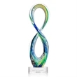 Duarte Award on Stanrich Base - Clear | https://www.bestnamebadges.com