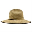 Braided Beach Straw Hat with Large Brim | https://www.bestnamebadges.com