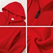 Custom 600g Fleece Thickened Hoodies With Zipper | https://www.bestnamebadges.com
