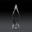 Manilow Award on Paragon Base (3D) - Clear | https://www.bestnamebadges.com