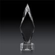 Manilow Award on Paragon Base (3D) - Clear | https://www.bestnamebadges.com