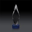 Manilow Award on Paragon Base (3D) - Blue | https://www.bestnamebadges.com