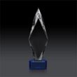 Manilow Award on Paragon Base (3D) - Blue | https://www.bestnamebadges.com