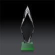 Manilow Award on Robson Base (3D) - Green | https://www.bestnamebadges.com