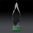 Manilow Award on Robson Base (3D) - Green | https://www.bestnamebadges.com