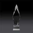 Manilow Award on Robson Base (3D) - Clear | https://www.bestnamebadges.com