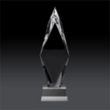 Manilow Award on Robson Base (3D) - Clear | https://www.bestnamebadges.com