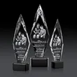 Manilow Award on Paragon Base (3D) - Black | https://www.bestnamebadges.com
