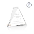 Mosaic Triangle Award - Gold | https://www.bestnamebadges.com