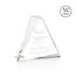 Mosaic Triangle Award - Gold | https://www.bestnamebadges.com