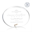 Mosaic Oval Award - Gold | https://www.bestnamebadges.com