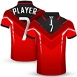 Custom Performance Personalized 1/4 Zip Polo Shirt | https://www.bestnamebadges.com