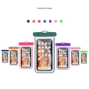 Luminous Waterproof Cellphone Pouch with Lanyard