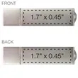 The Carbon Fiber Key Chain | https://www.bestnamebadges.com