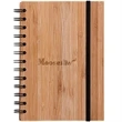 EverGreen Bamboo Notebook with Recycled Paper | https://www.bestnamebadges.com