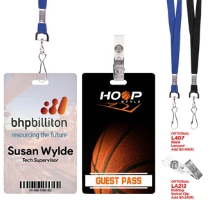 Digital ID / Credential Badge 3 3/8" x 2 1/8"