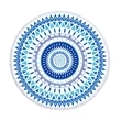 Microfiber Summer Sunscreen Shawl Round Beach Towel | https://www.bestnamebadges.com