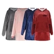 Oversized Blanket Hoodie | https://www.bestnamebadges.com