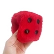 Car Retro Hanging Fuzzy Plush Dice | https://www.bestnamebadges.com