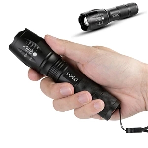 Aluminum Telescopic Handheld Flashlight LED | https://www.bestnamebadges.com