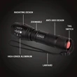 Aluminum Telescopic Handheld Flashlight LED | https://www.bestnamebadges.com