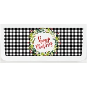 Happy Christmas Plaid Currency Envelope