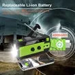 Emergency Crank Weather Radio | https://www.bestnamebadges.com
