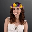 LED Value Flower Crowns, Lei Headband | https://www.bestnamebadges.com