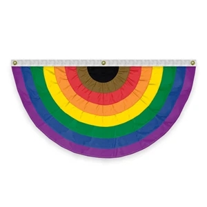 People of Color Pride Pleated Full Fan | https://www.bestnamebadges.com