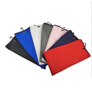 Quick Dry Polyester Cotton Pineapple Check Golf Towel