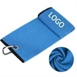Quick Dry Polyester Cotton Pineapple Check Golf Towel | https://www.bestnamebadges.com