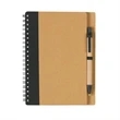 Eco-Inspired Spiral Notebook & Pen | https://www.bestnamebadges.com