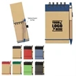Recycled Notepad With Pen | https://www.bestnamebadges.com