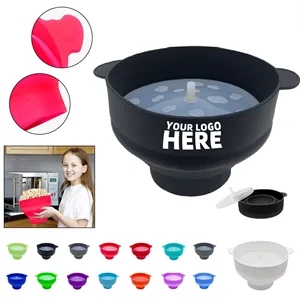 Kitchen Microwave Popcorn Collapsible Bowl