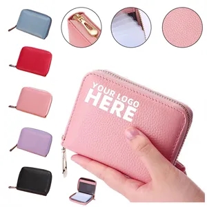 Waterproof Credit Card ID Holder Zipper Purse