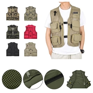 Multi-Pocket Portable Breathable Quick Dry Vest