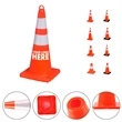 Reflective Warning Cone | https://www.bestnamebadges.com