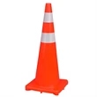 Reflective Warning Cone | https://www.bestnamebadges.com