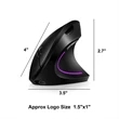Wireless Ergonomic Vertical Mouse | https://www.bestnamebadges.com