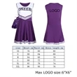 One-piece Cheerleader Costume | https://www.bestnamebadges.com