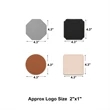 Round Cup Mat Pad | https://www.bestnamebadges.com