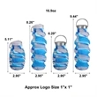 Collapsible Travel Water Bottle | https://www.bestnamebadges.com