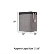Folding Laundry Basket | https://www.bestnamebadges.com